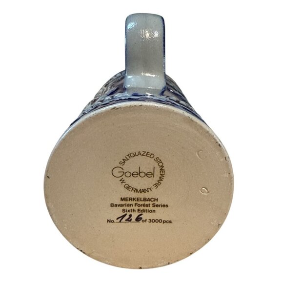 Goebel Salt Glazed Stoneware 1985 Bavarian Forest Series Squirrels Stein - Picture 5 of 6